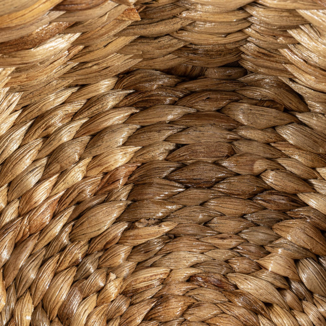 Handwoven storage basket with two handles Bowlift