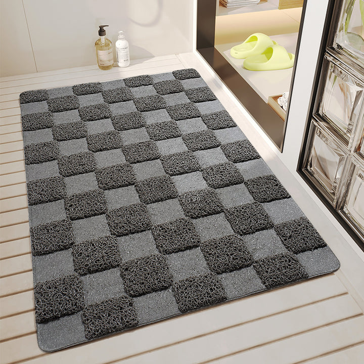 Chevron Pattern Bathroom Mat Bowlift