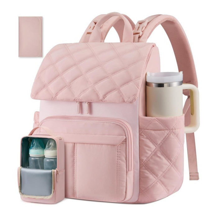 Multifunctional Wrap Backpack with Insulated Compartment and Organizer Bowlift