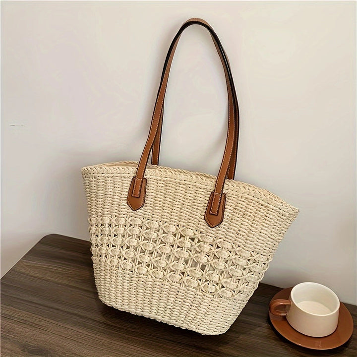 Elegant Woven Tote Bag Bowlift
