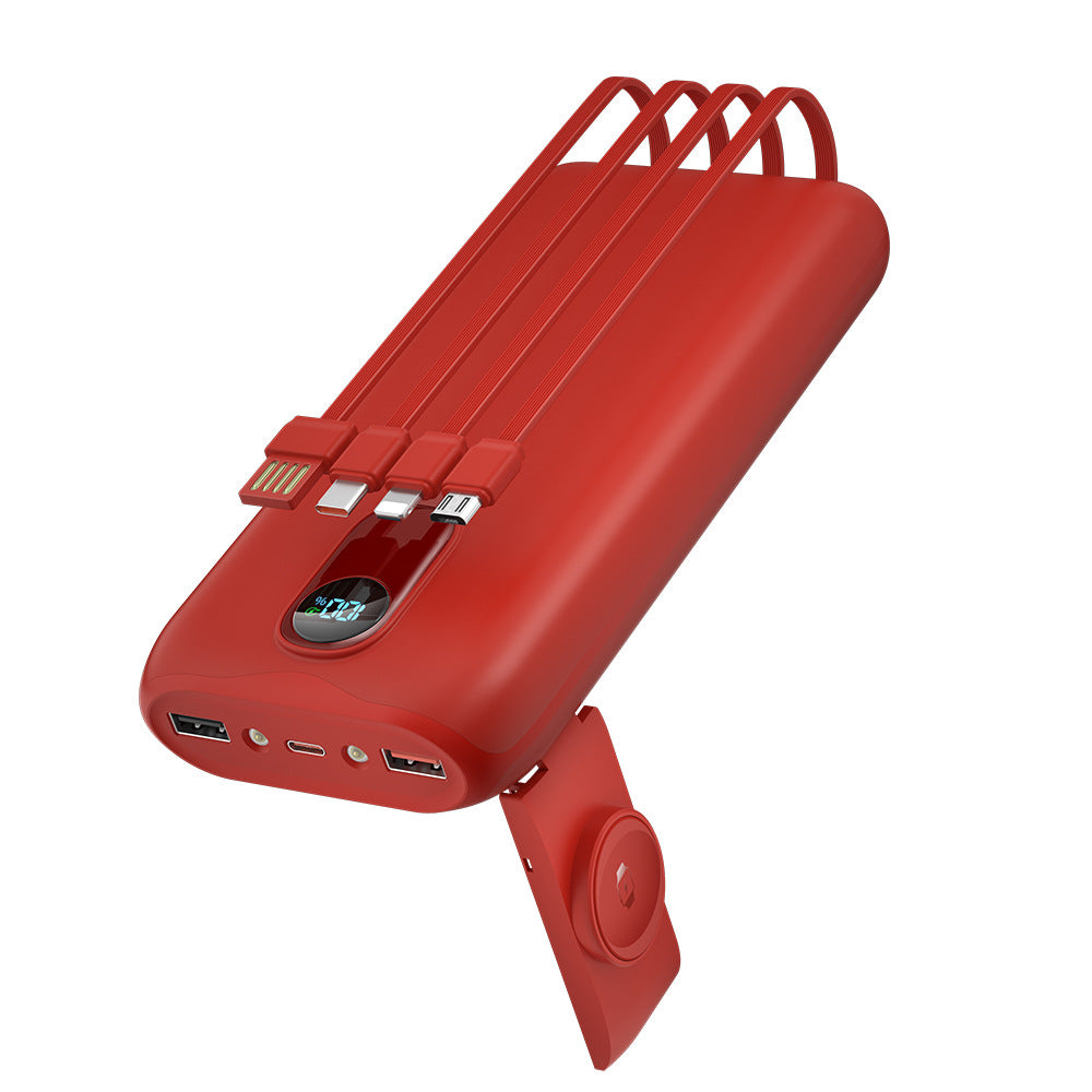 Portable power bank with integrated wireless charging function Bowlift