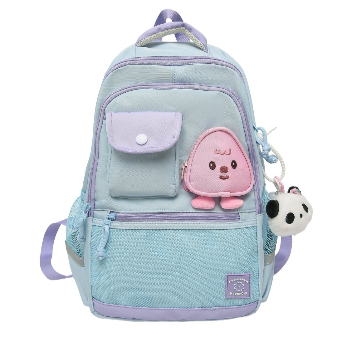 Children's backpack with playful animal motif and versatile compartments Bowlift