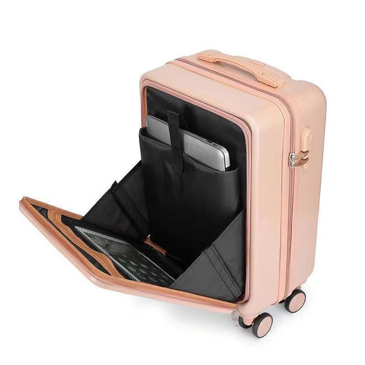 Sleek Compact Rolling Travel Suitcase Bowlift