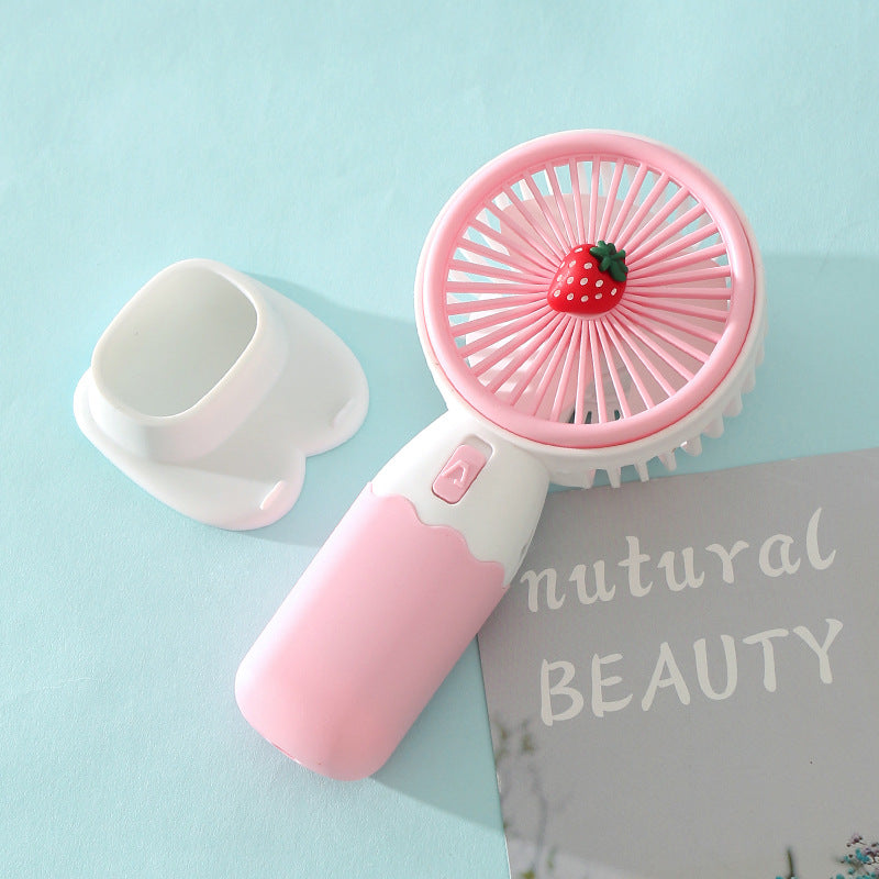 Creative Fruit-Shaped Handheld Fan Bowlift