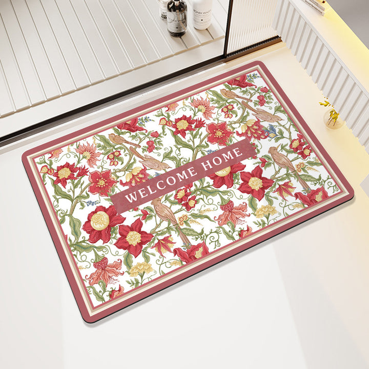Geometric Pattern Decorative Floor Mat Bowlift