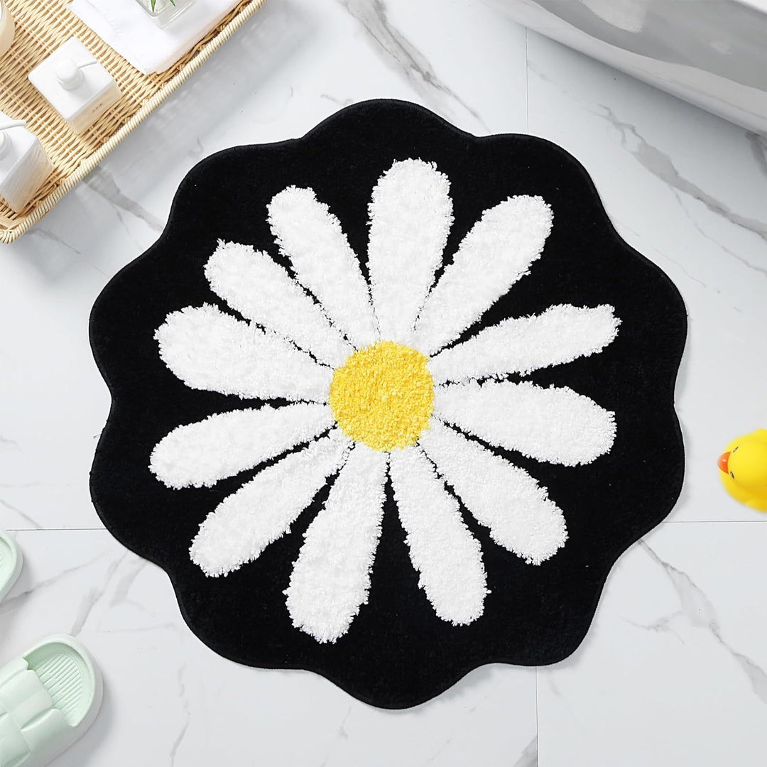 Floral Shape Bath Mat