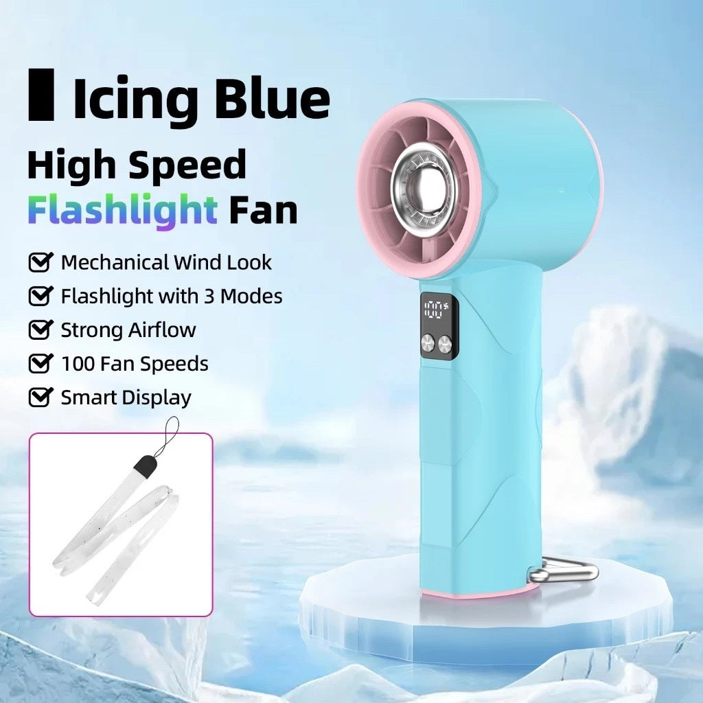 Ladies high-speed fan with flashlight Bowlift