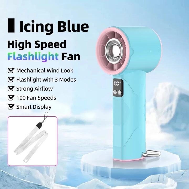 Ladies high-speed fan with flashlight Bowlift
