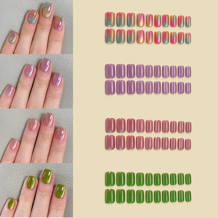 Artistic Ombre Effect Press-On Nails Bowlift