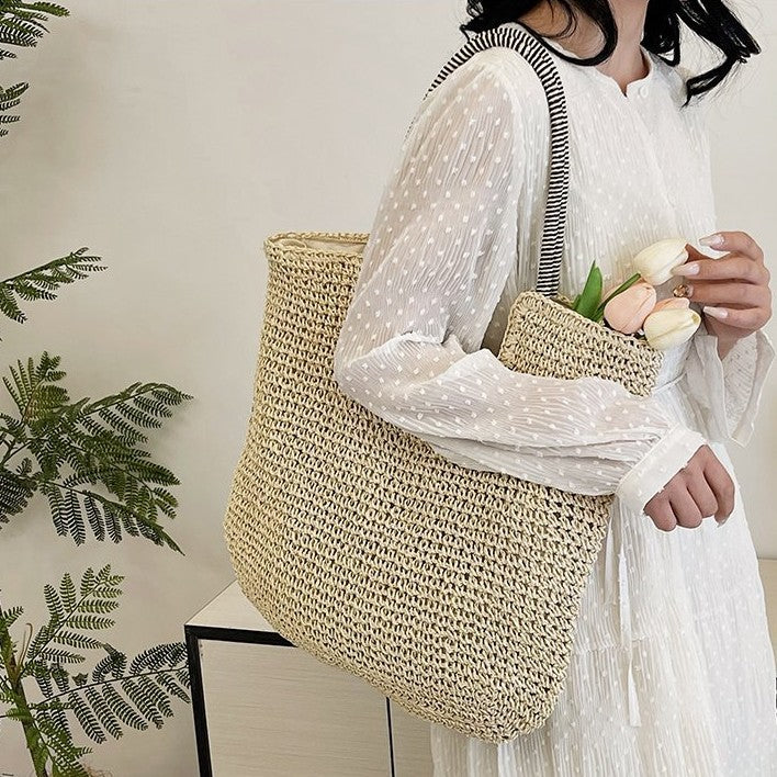 Fashionable Macrame Shoulder Bag Bowlift