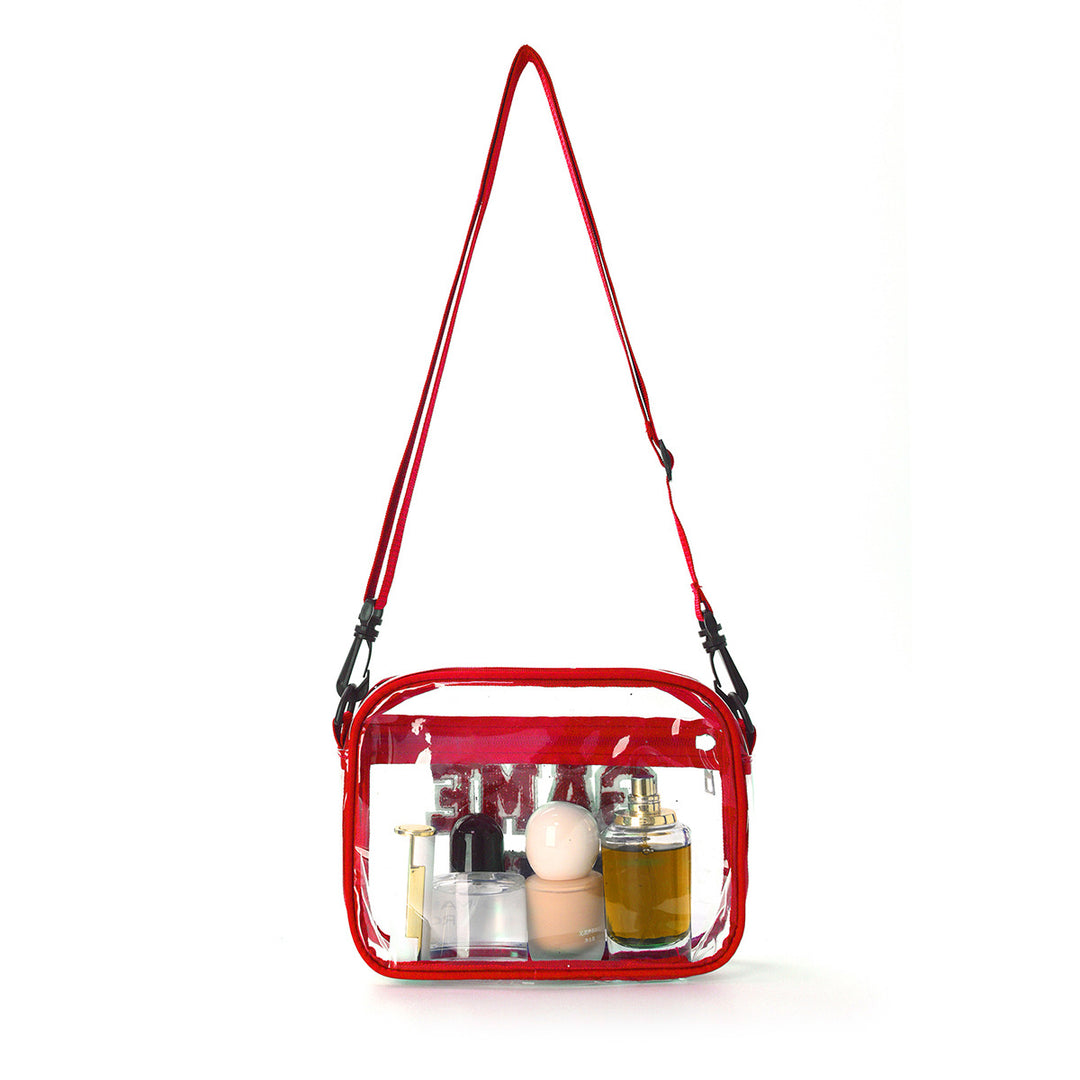 Sporty shoulder bag with transparent front Bowlift