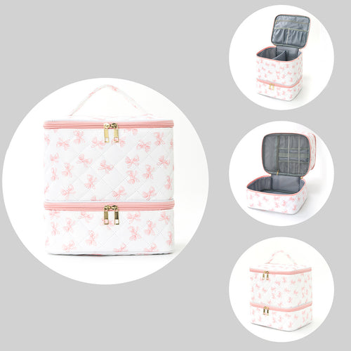 Cosmetic Organizer Bag with Practical Divided Design Bowlift
