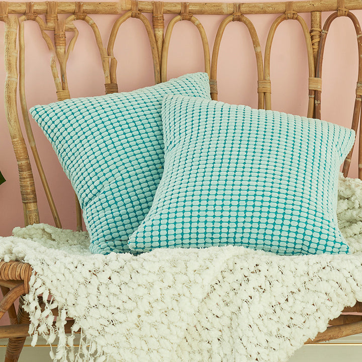 Textured Square Decorative Pillow