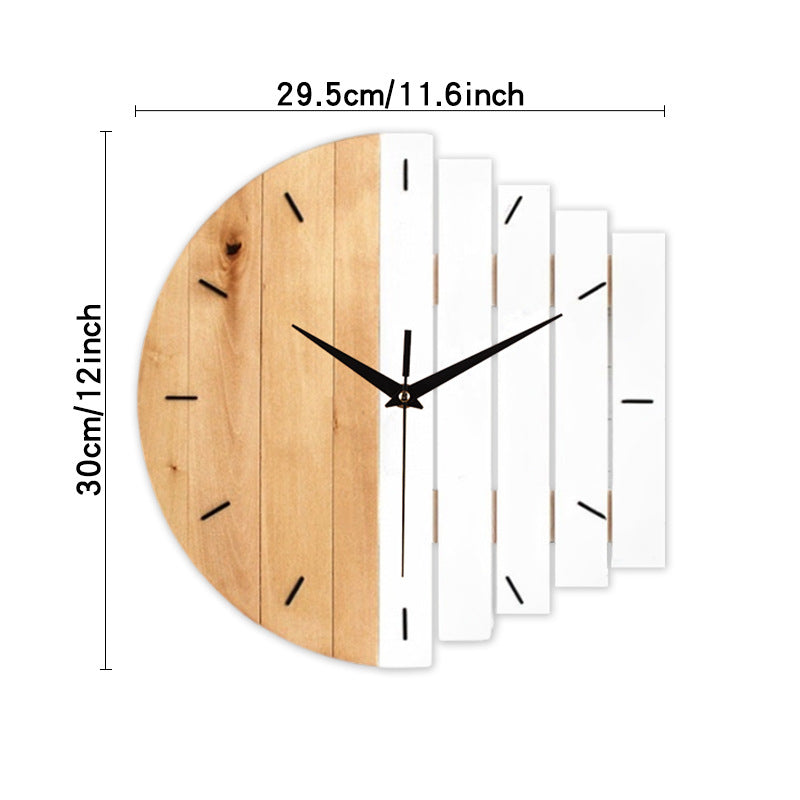 BowLift | Unique Wooden Analog Silent Wall Clock
