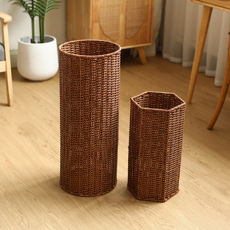 Unisex Hexagonal Storage Basket made of Woven Material Bowlift