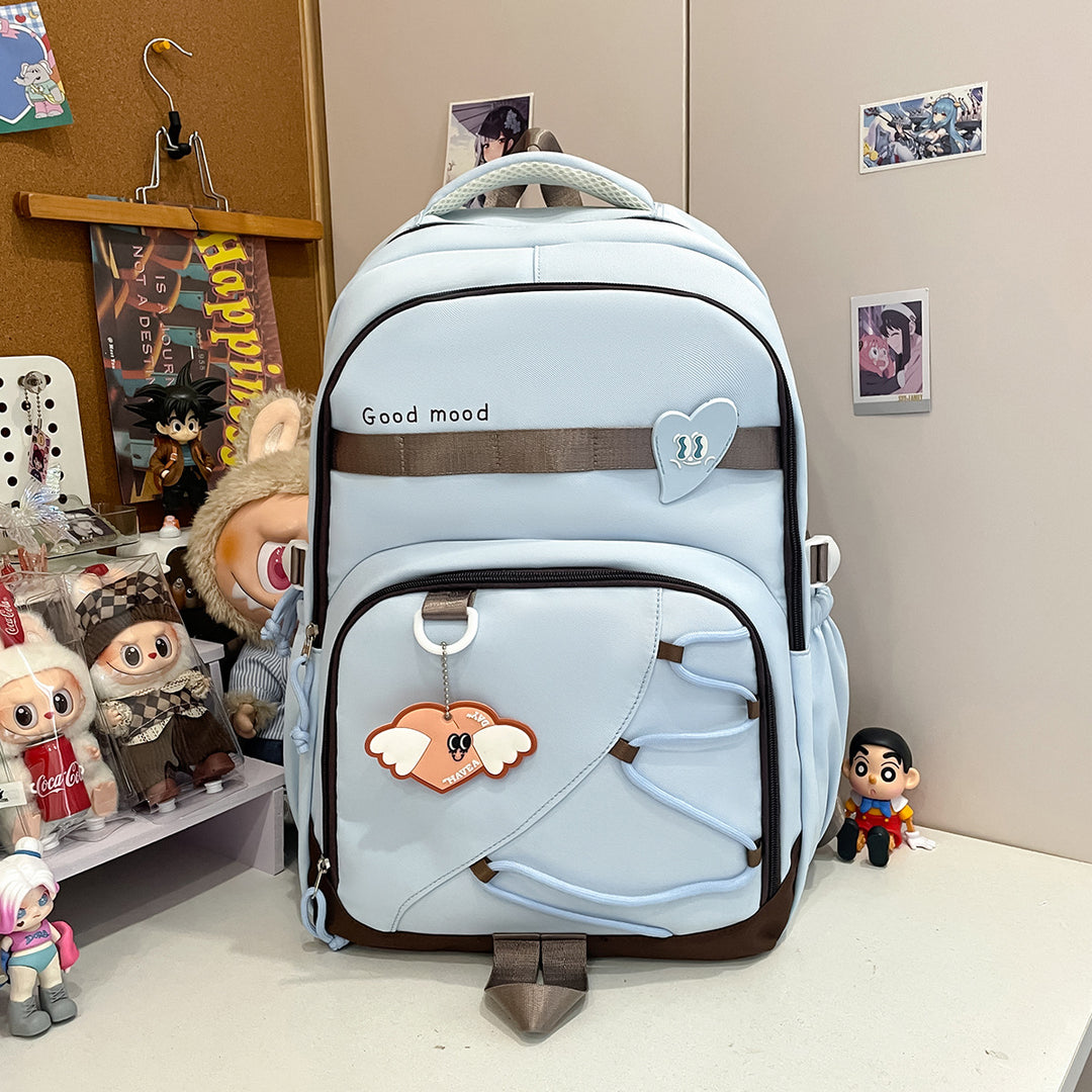 Backpack with Stylish Design and Practical Exterior Pockets Bowlift