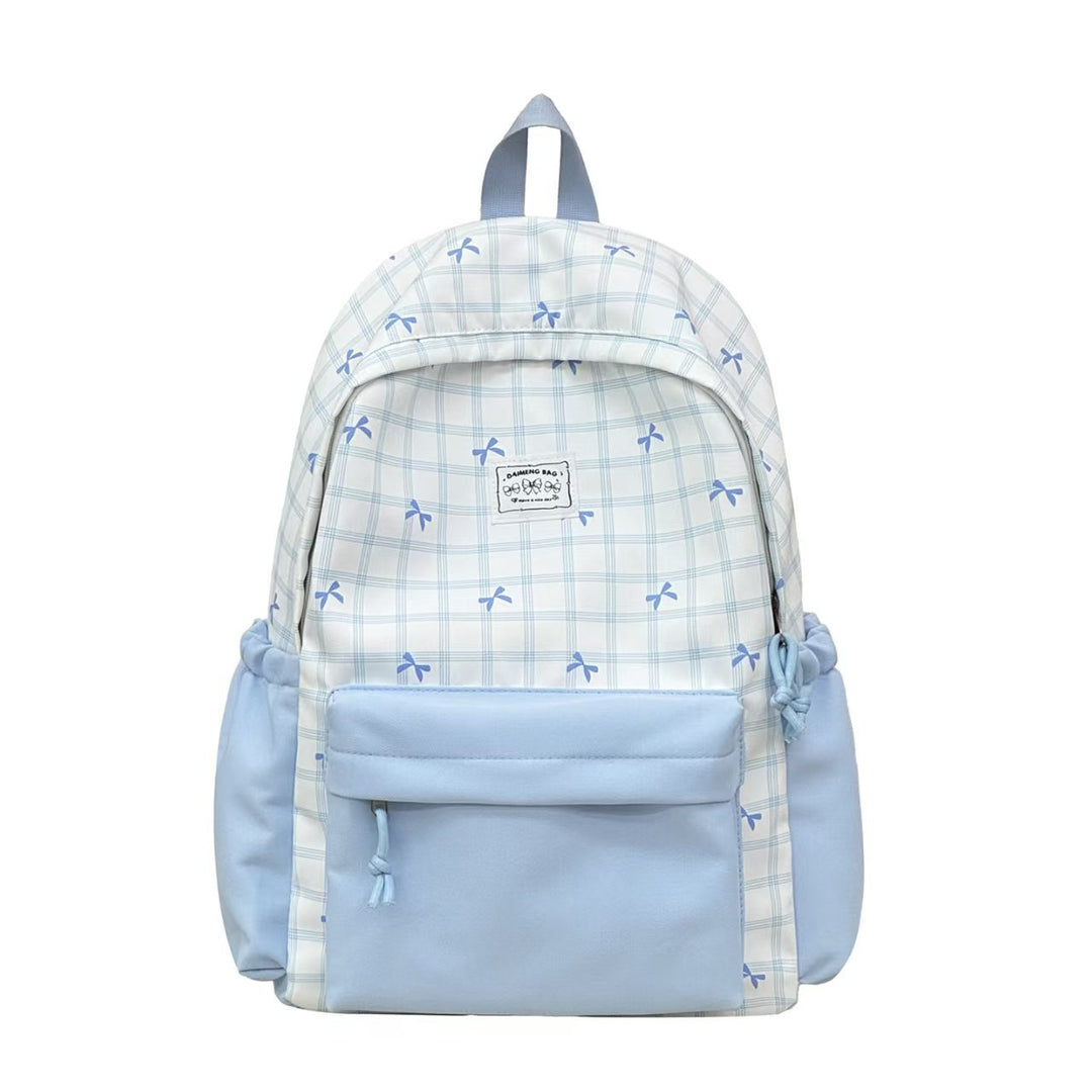 Casual Print Backpack Bowlift