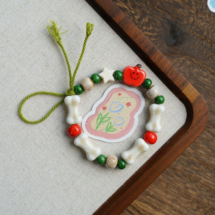 Heart-Shaped Beaded Bracelet Bowlift