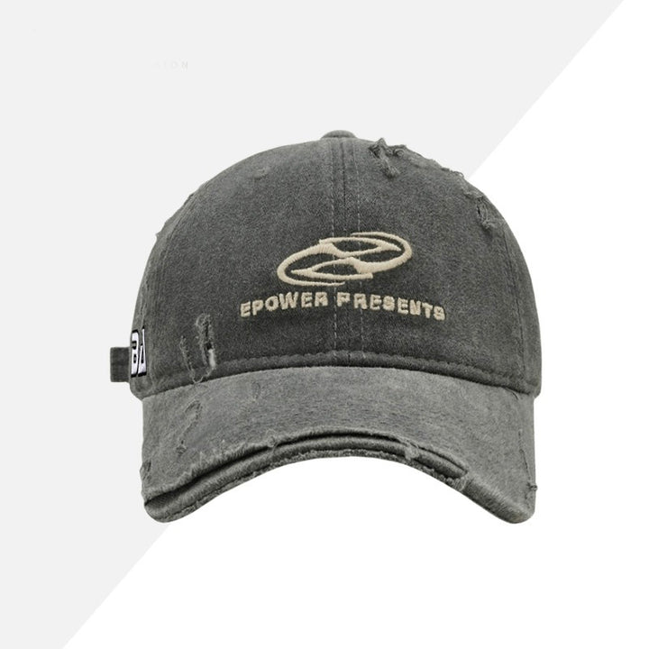 Distressed Adjustable Sports Cap