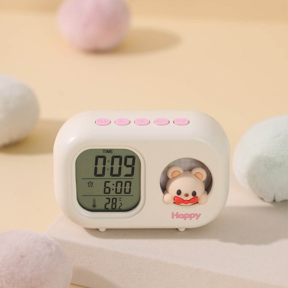 Cute Alarm Clock in Bunny Design Bowlift