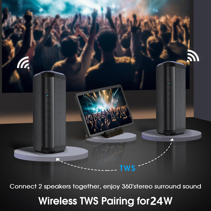 Portable Bluetooth speaker with solar charging function Bowlift