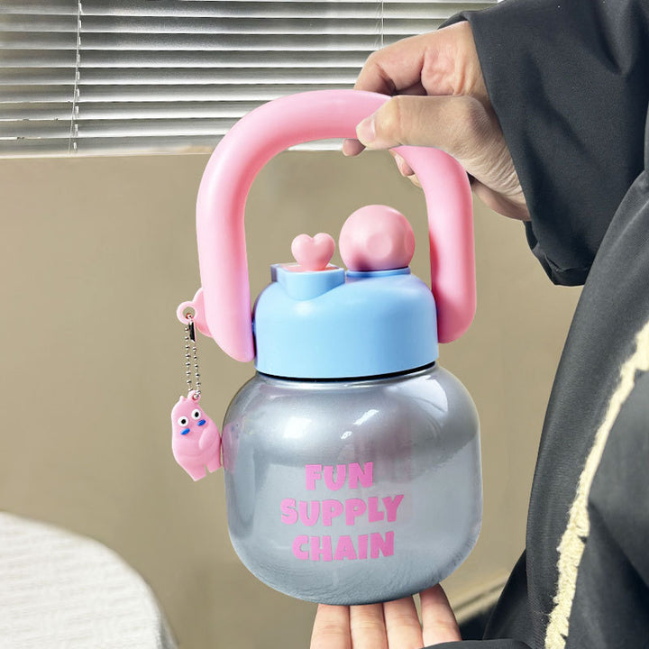 Ladies Playful Water Bottle with Animal Design Bowlift