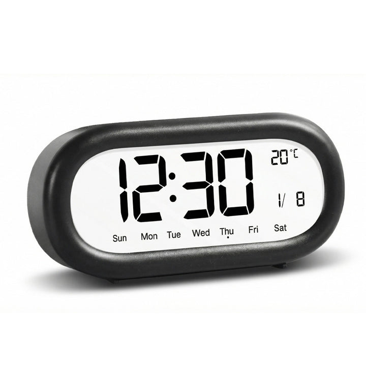 Digital alarm clock with temperature display Bowlift
