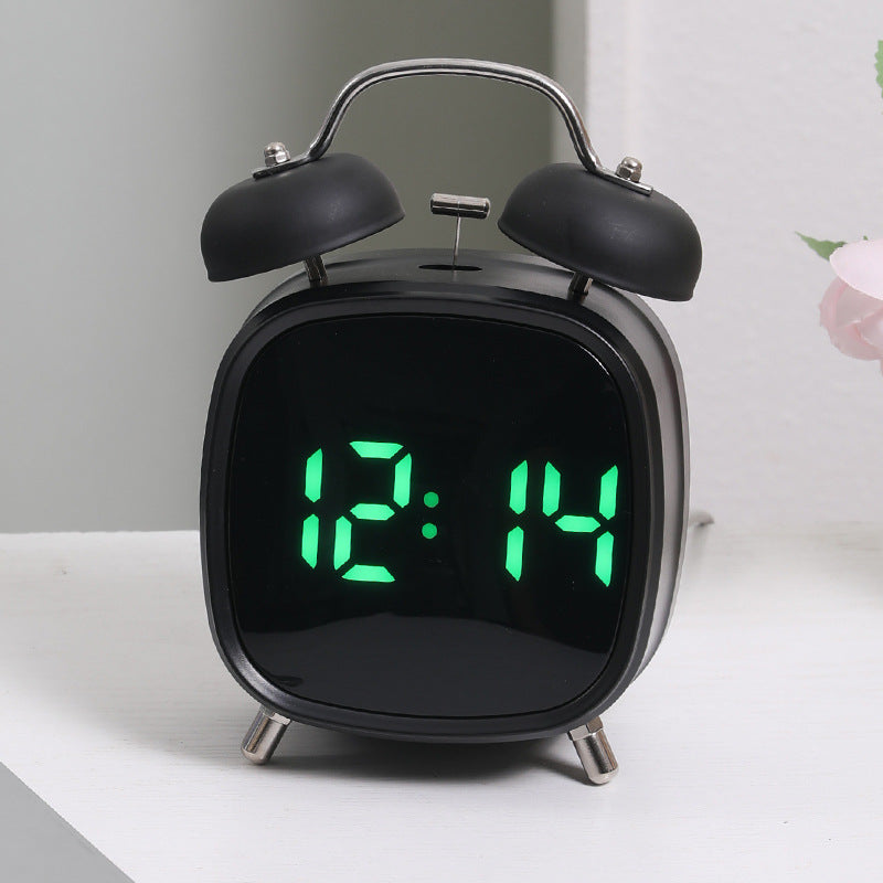 Digital Alarm Clock in Retro Style Bowlift
