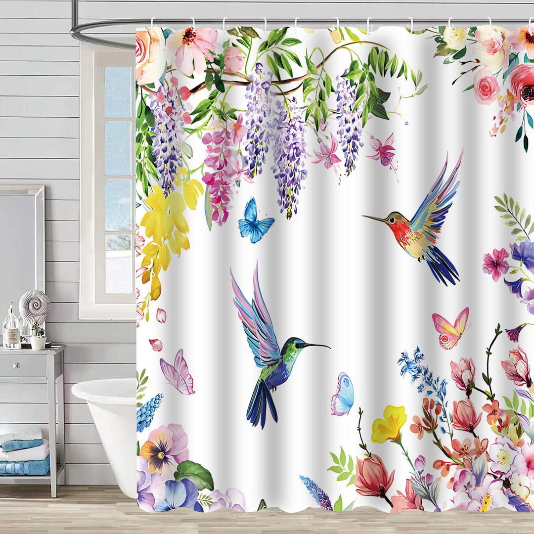 Nature-Inspired Shower Curtain Bowlift