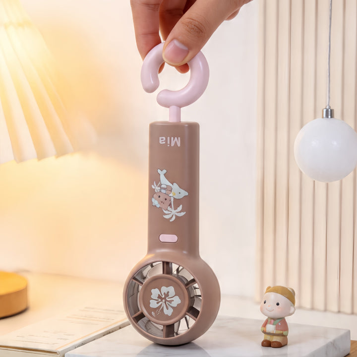 Portable Mini Fan with Creative Animal Designs Bowlift