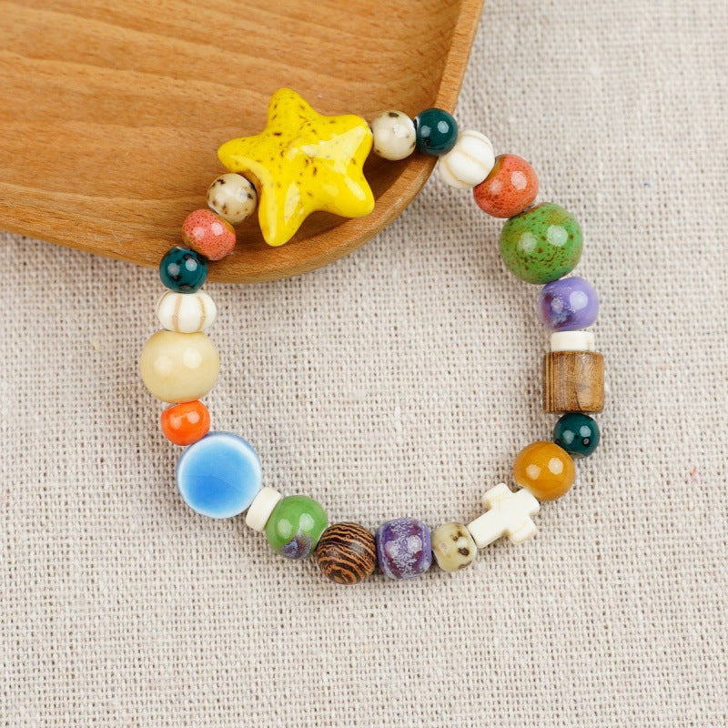 Heart-Shaped Beaded Bracelet Bowlift