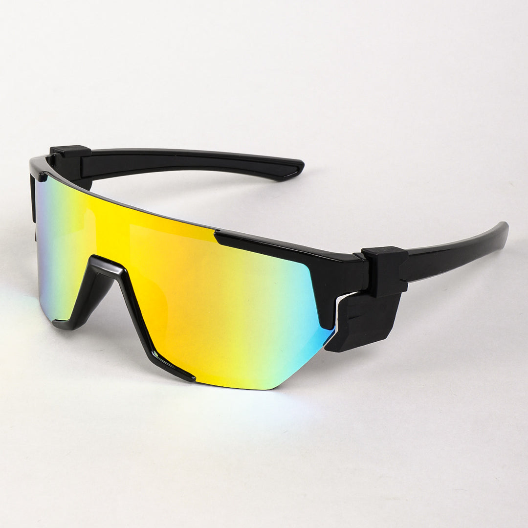 Women's sports sunglasses in a modern futuristic design with polarized lenses Bowlift