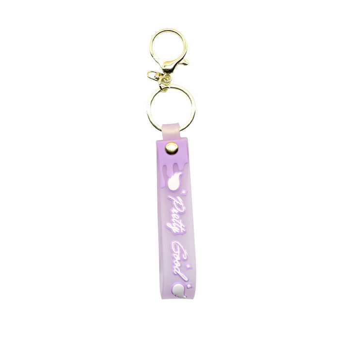 Unisex keychain made of high-quality silicone with playful design Bowlift