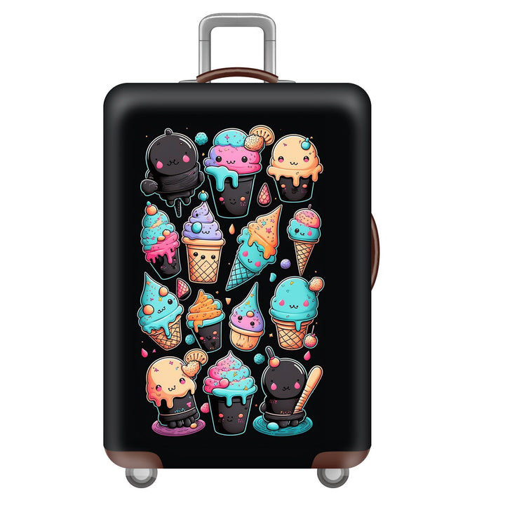 Unisex hard shell suitcase with colorful cartoon design Bowlift