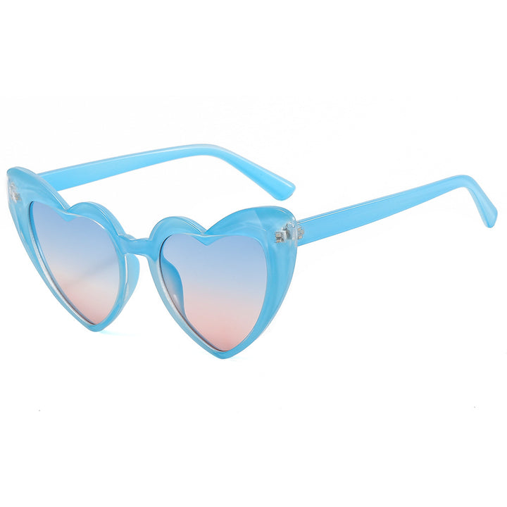 Women's fashionable heart sunglasses with UV protection Bowlift