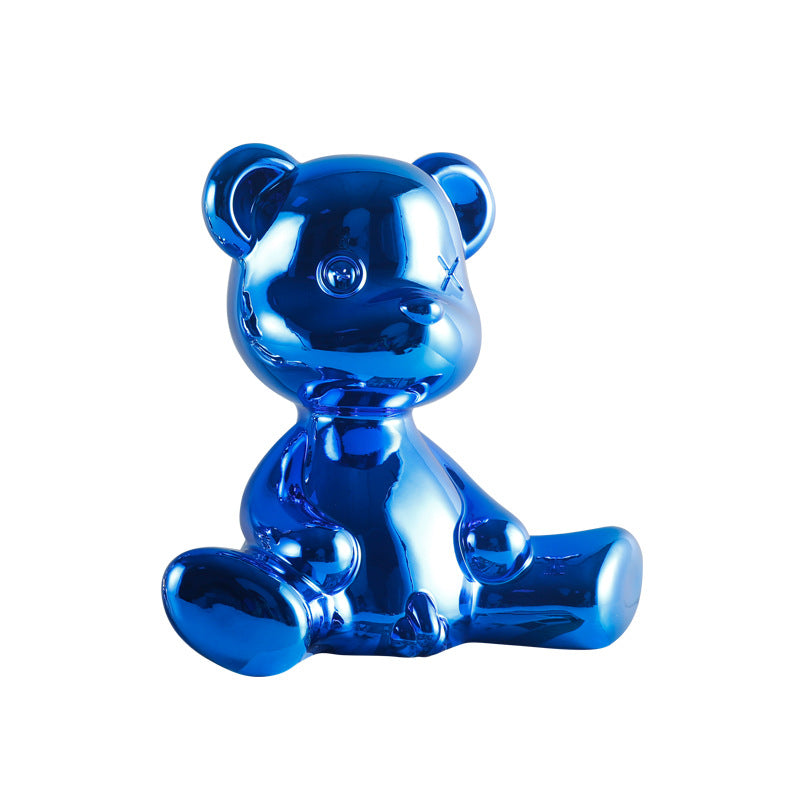 Decorative Glossy Bear Figurine