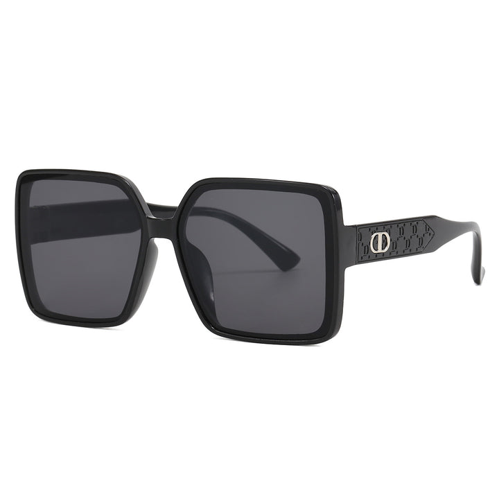 Ladies fashionable square sunglasses with transparent design Bowlift
