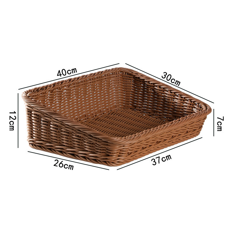 Unisex Portable Storage Box made of Woven Rattan Bowlift