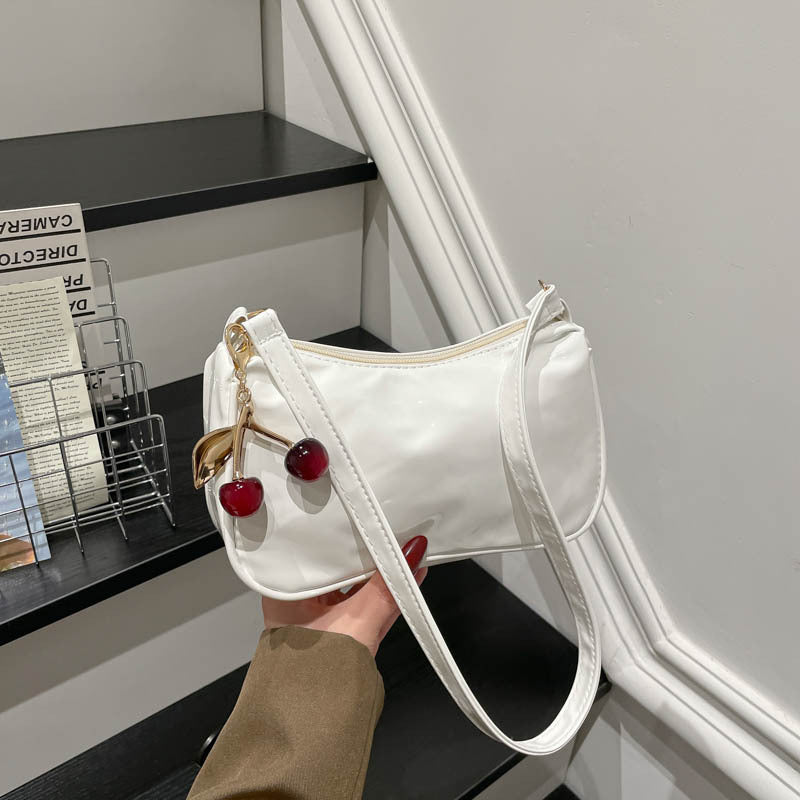 WoGlossy Textured Handheld Crossbody Bag Bowlift