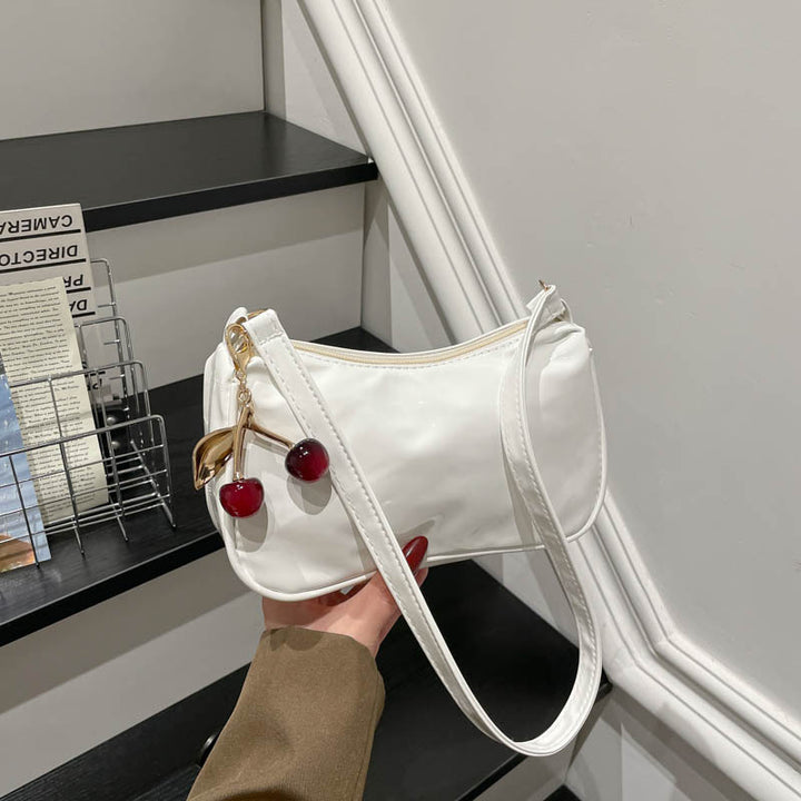 WoGlossy Textured Handheld Crossbody Bag Bowlift