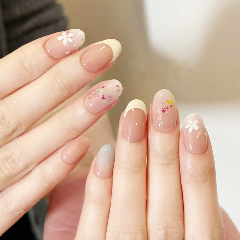 Whimsical Bunny-Themed Press-On Nail Art Set Bowlift