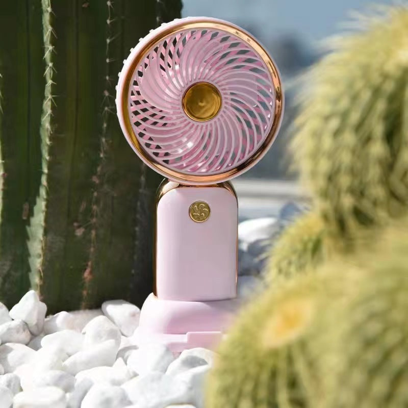 Women's Portable Mini Fan with Innovative Spiral Design Bowlift