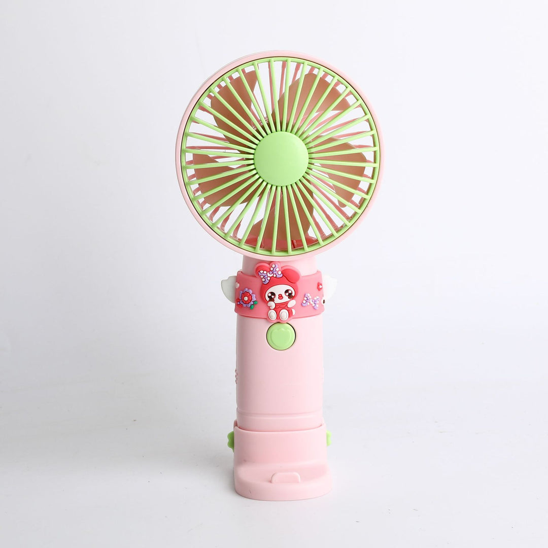Unisex Portable Hand Fan with Cute Animal Design Bowlift