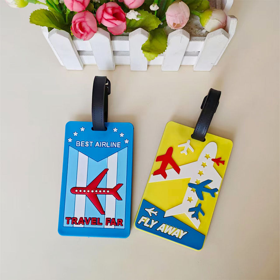 Unisex Luggage Tag with Innovative Air Travel Design Bowlift