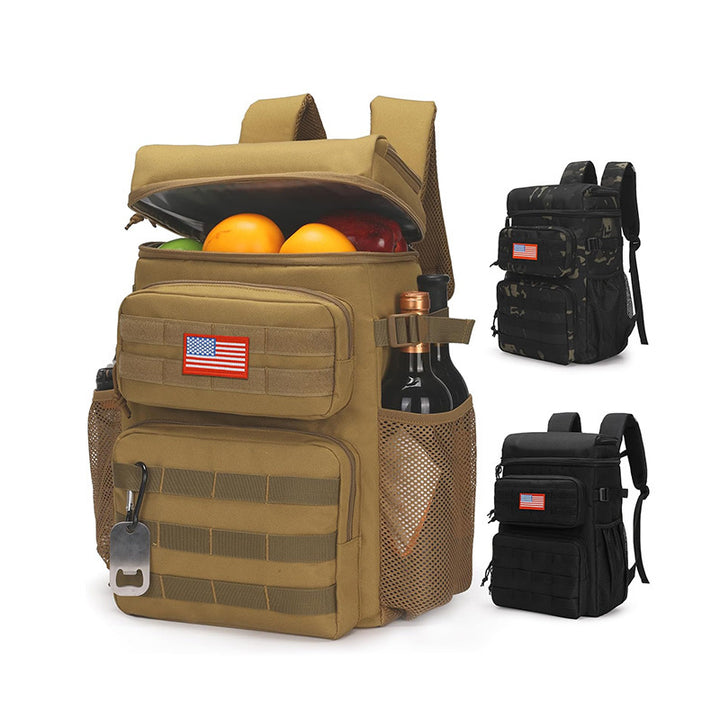 Multi-Compartment Insulated Cooler Backpack