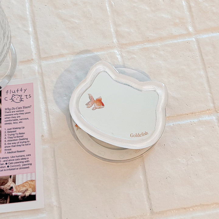 Romantic ceramic coaster with cat motif Bowlift