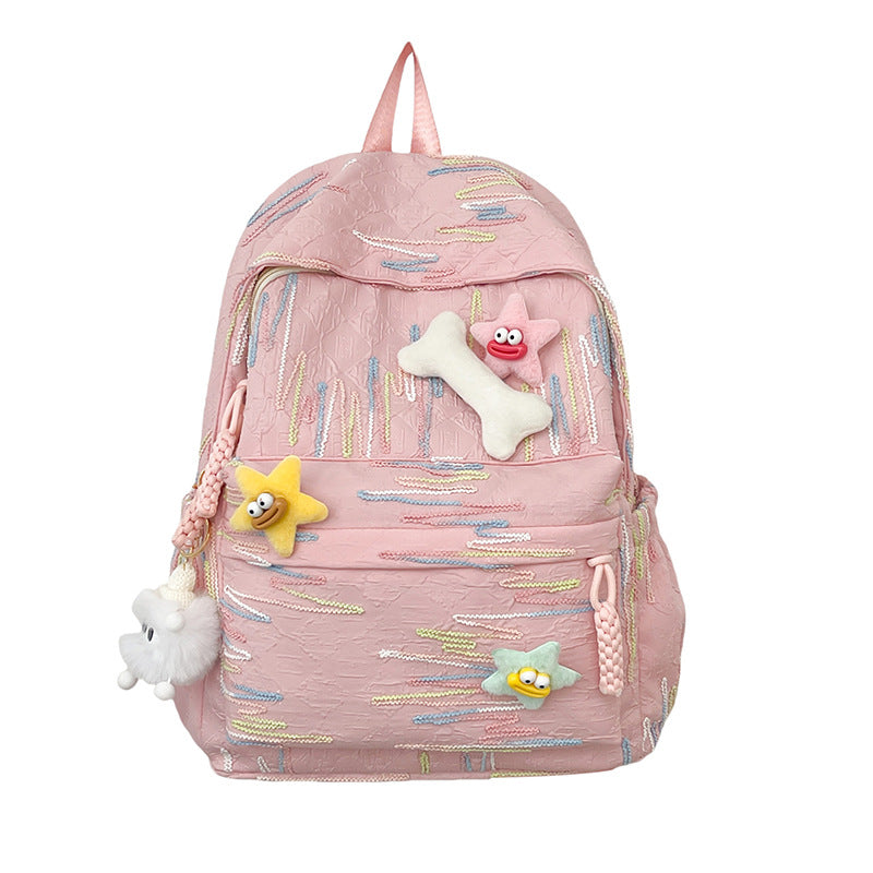 Abstract Patterned Backpack Bowlift