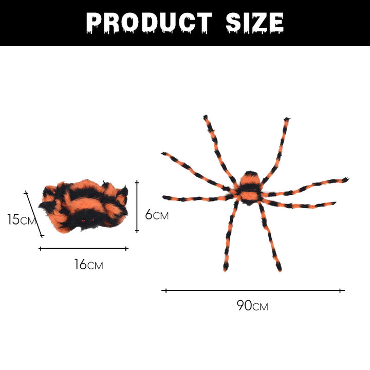 Realistic Plush Spider Decoration Bowlift