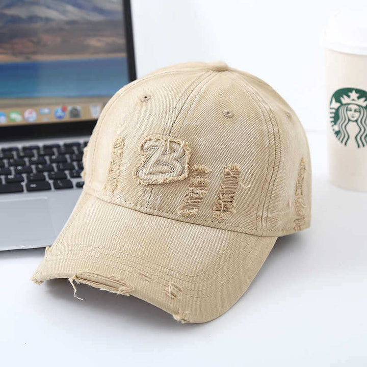 Unisex Distressed Vintage Baseball Hat Bowlift