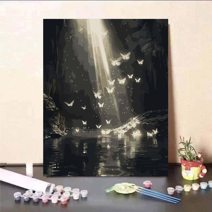 Floral Fantasy Paint by Numbers Wall Art Bowlift